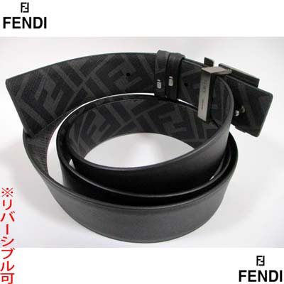 楽天市場】FENDI フェンディ ベルト メンズ リバーシブル レザー FF