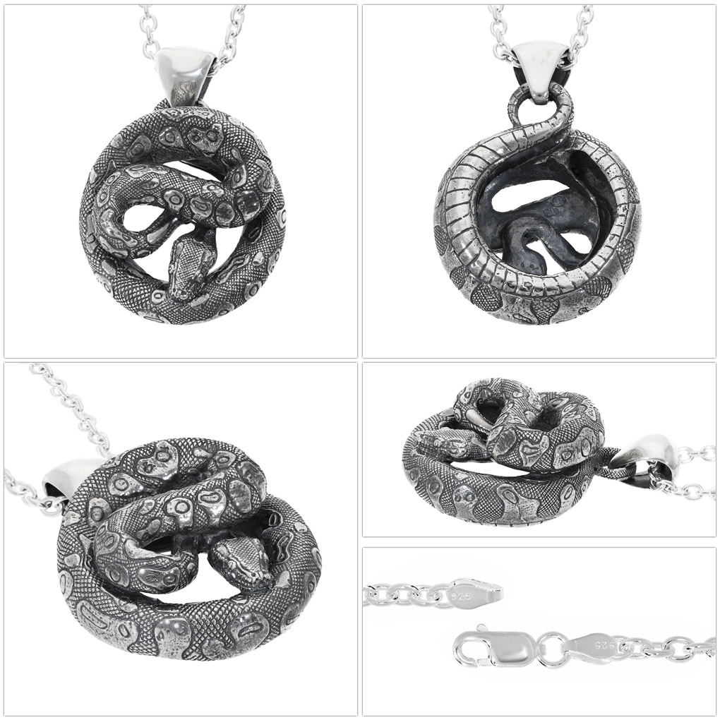 楽天市場】Cold I's ボールパイソン ペンダント ネックレス ペンダント