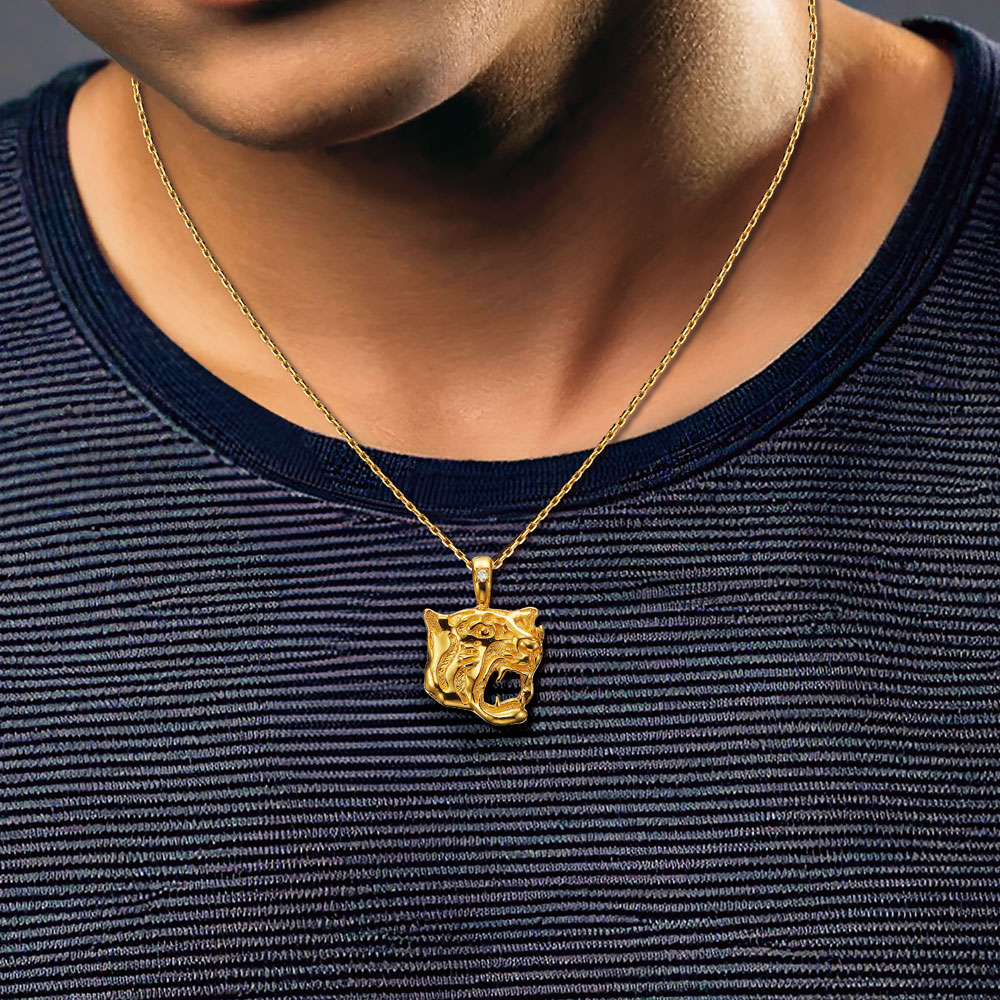 楽天市場】阪神タイガース創設90周年記念 勝利の猛虎 純金ペンダント