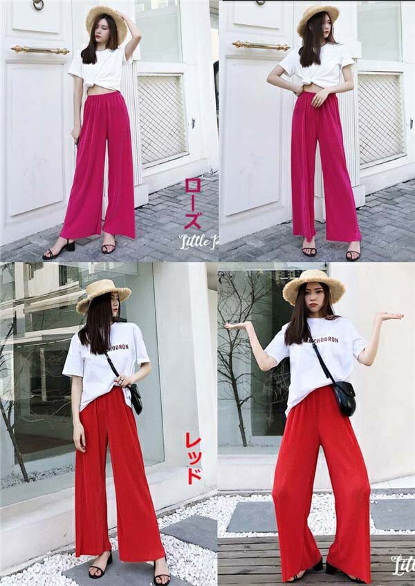 楽天市場】リラックスワイドパンツ レディース フリーサイズ ボトムス