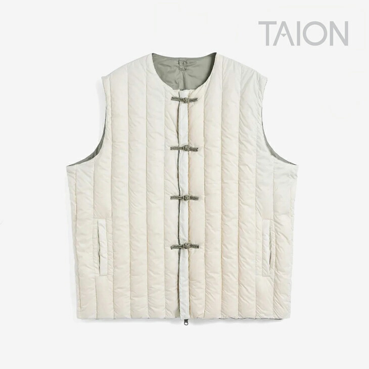 楽天市場】・TAION｜Japan Special China Button Down Vest Reversible