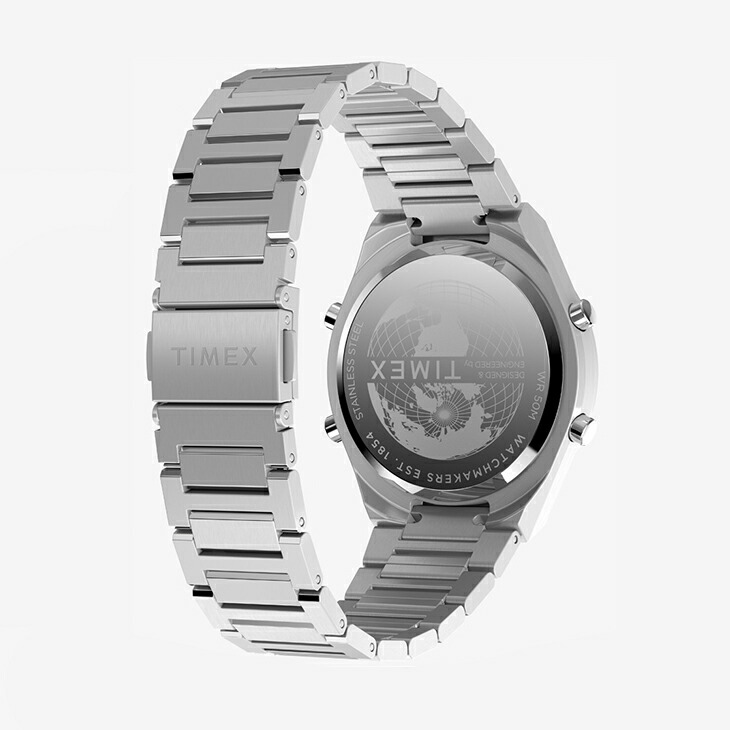 楽天市場】・TIMEX｜Q Timex Q80 Continental Stainless Steel