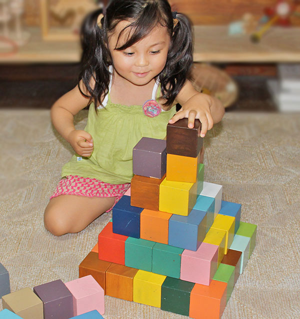 楽天市場】【注文製作】○ カラーブロックス 超贅沢な 木のおもちゃ