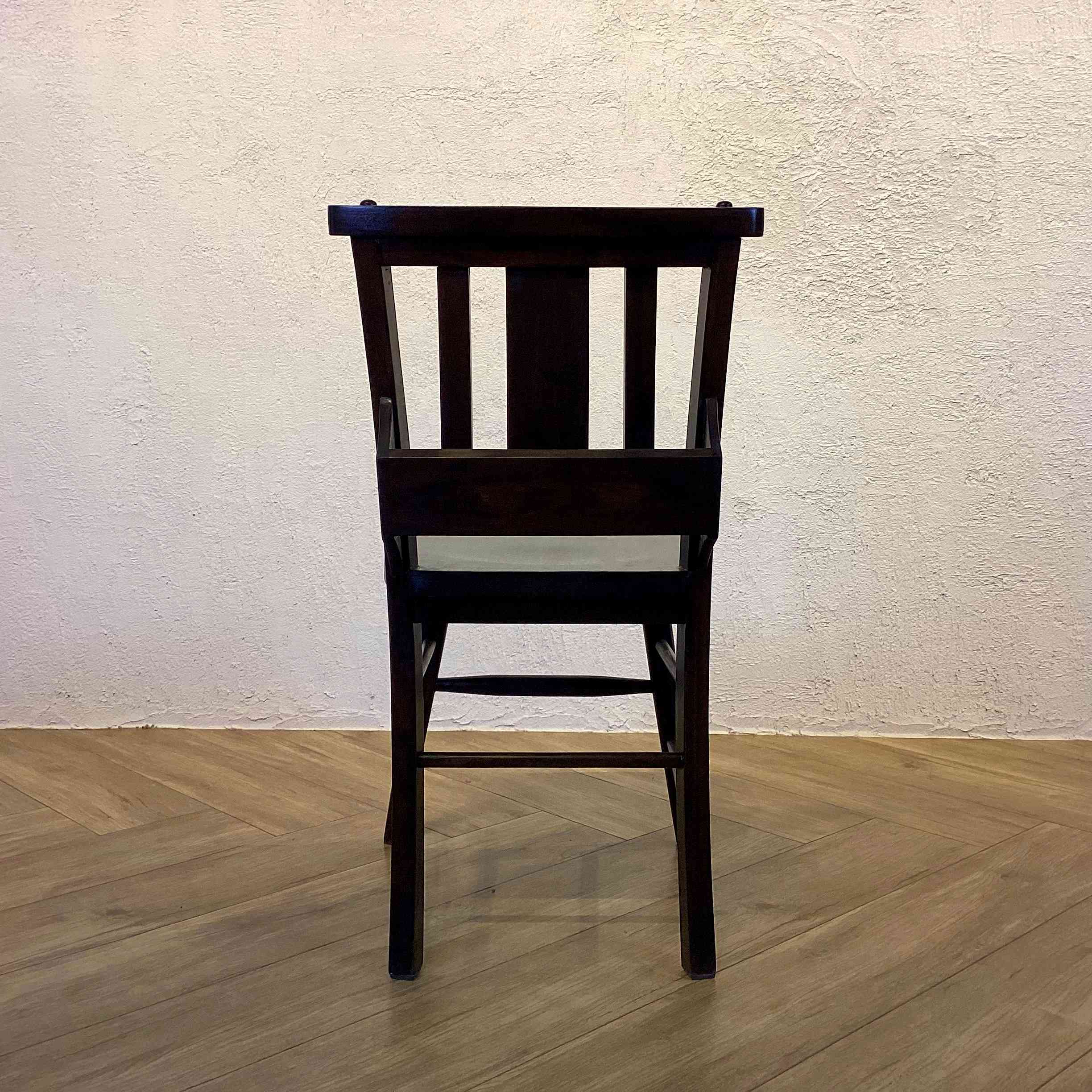 楽天市場】英国アンティーク調 チャーチチェア ボックス付き ダーク