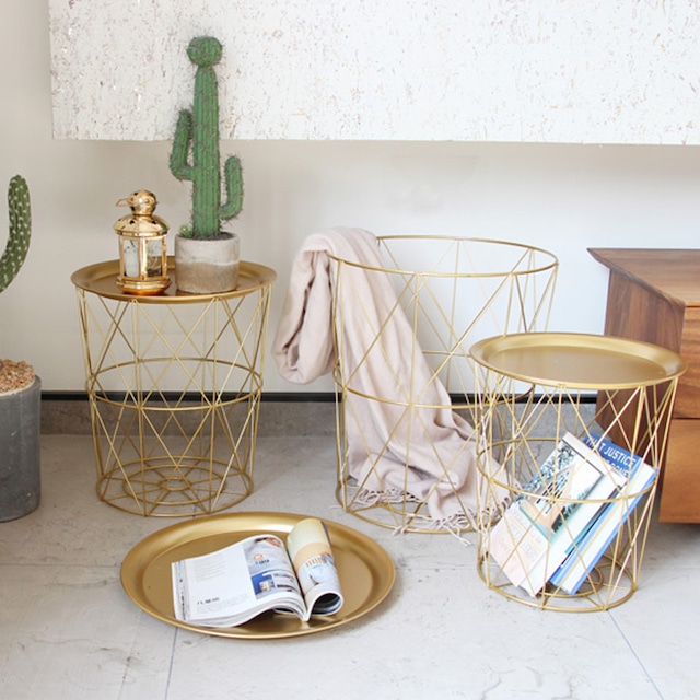 楽天市場】【送料無料】サイドテーブル おしゃれ 丸 北欧 収納