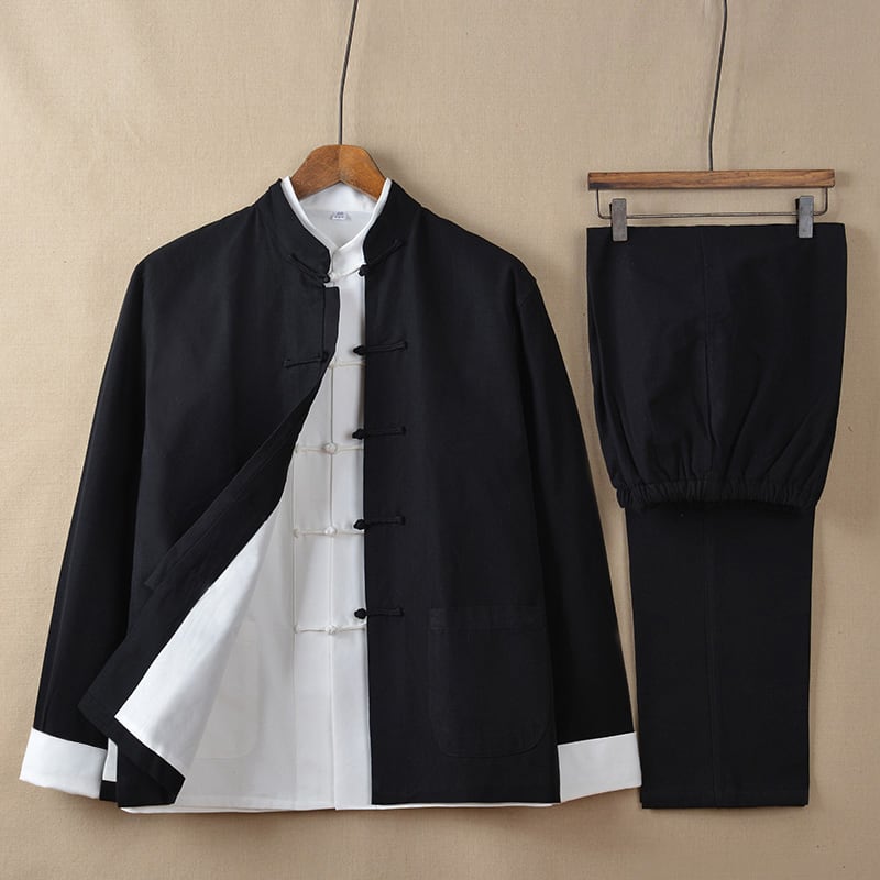 楽天市場】チャイナ服 メンズ カンフー服 太極拳服 男性用 上下セット