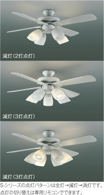 楽天市場】AA43192L LEDインテリアファン灯具 ※単体使用不可 (コイズミ