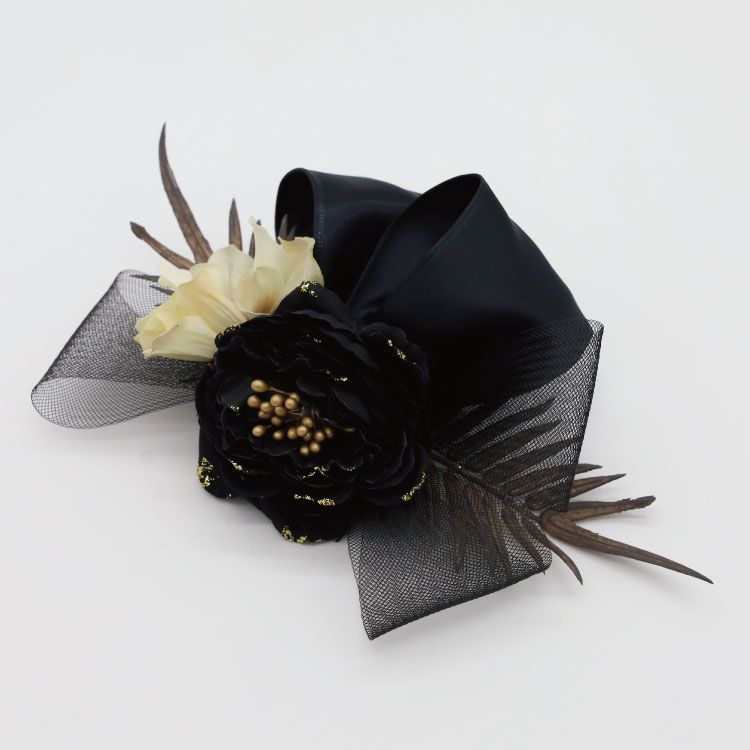 楽天市場】【特価】 髪飾り 成人式 振袖 黒 着物 袴 和装 卒業式 結婚
