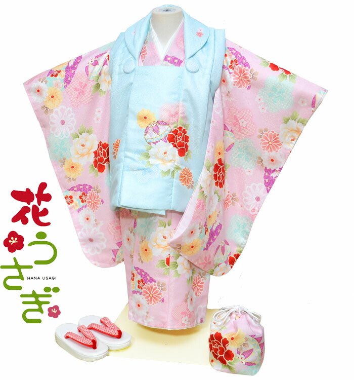 花うさぎブランド着物♡七五三　5歳　男の子　セット　一式　ブランド着物 レンタル着物|105〜115cm|5歳男|花うさぎ|七五三着物レンタルフル