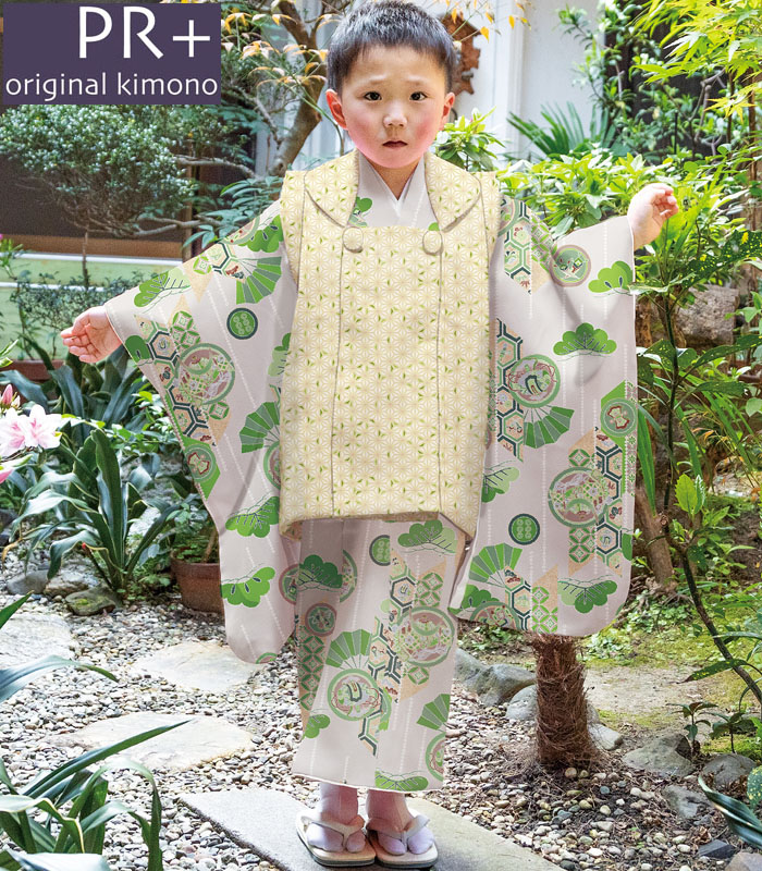 楽天市場】七五三 753 着物 3歳 男の子 被布セット PR＋ ブランド