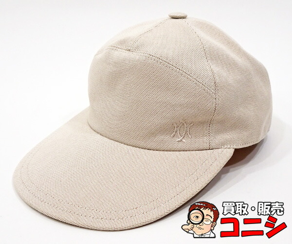 美品 エルメス MOTSCH モッチ ハット サイズ56 ベージュ系 楽天市場