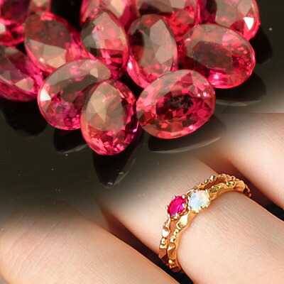 楽天市場】職人手作り 非加熱ルビー カラーレディス リング 1号から19