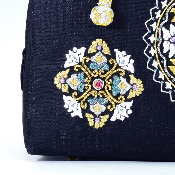 楽天市場】ビーズ本手刺繍ボストン型バッグ 華文【 礼装用バッグ 訪問