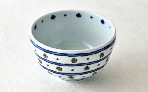 楽天市場】【ふるさと納税】源右衛門窯 染錦緑梅小紋割 器 食器 お茶碗