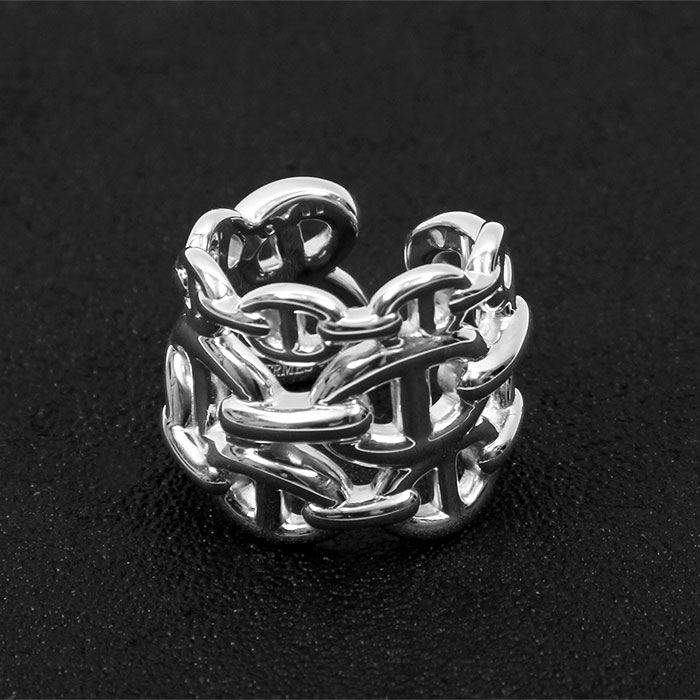 楽天市場】エルメス HERMES リング シェーヌダンクル アンシェネGM