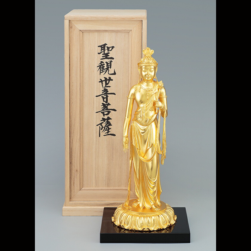 楽天市場】聖観世音菩薩 しょうかんぜおんぼさつ 高村光雲 作 仏像彫刻