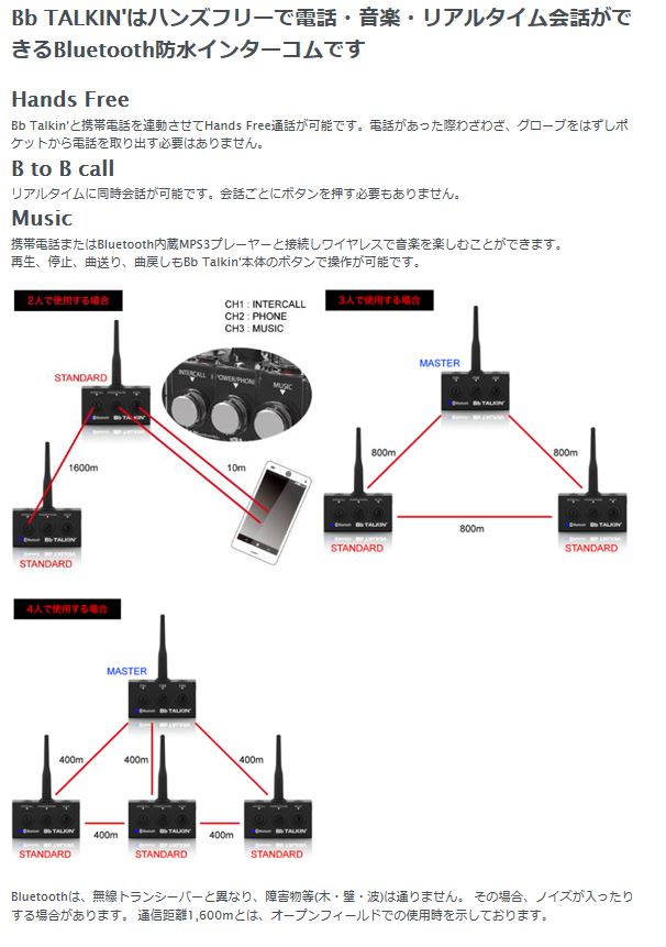 楽天市場】インカム ヘッドセット【Bb TALKIN' CSモデル】標準セット 2