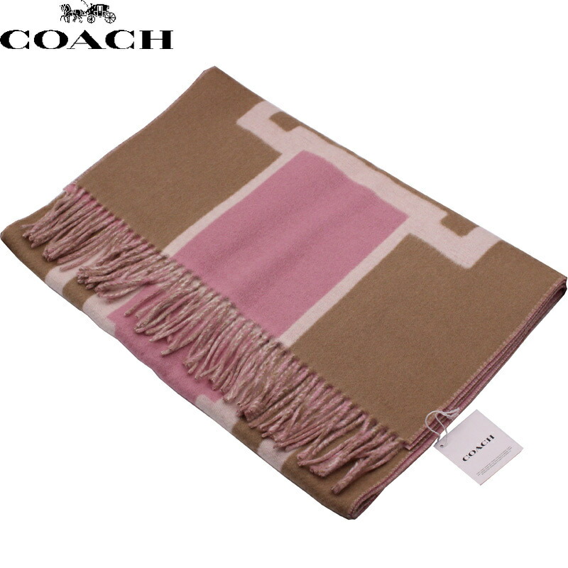 楽天市場】コーチ COACH コーチ リバーシブルオーバーサイズマフラー