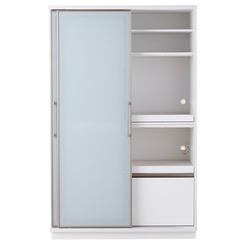 楽天市場】両ガラス型スライド食器棚 W1220 D550 H1945 Alice 122OP