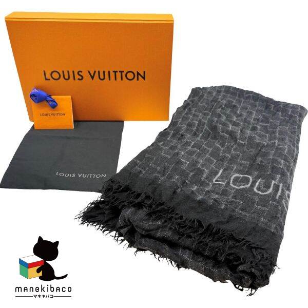 楽天市場】カシミヤ マフラー チェック（ブランドルイ・ヴィトン