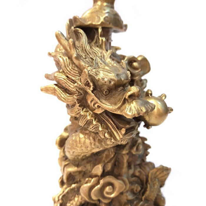 楽天市場】真鍮製 黄銅 オブジェ 倶利伽羅不動 龍 倶利伽羅龍剣 kulika