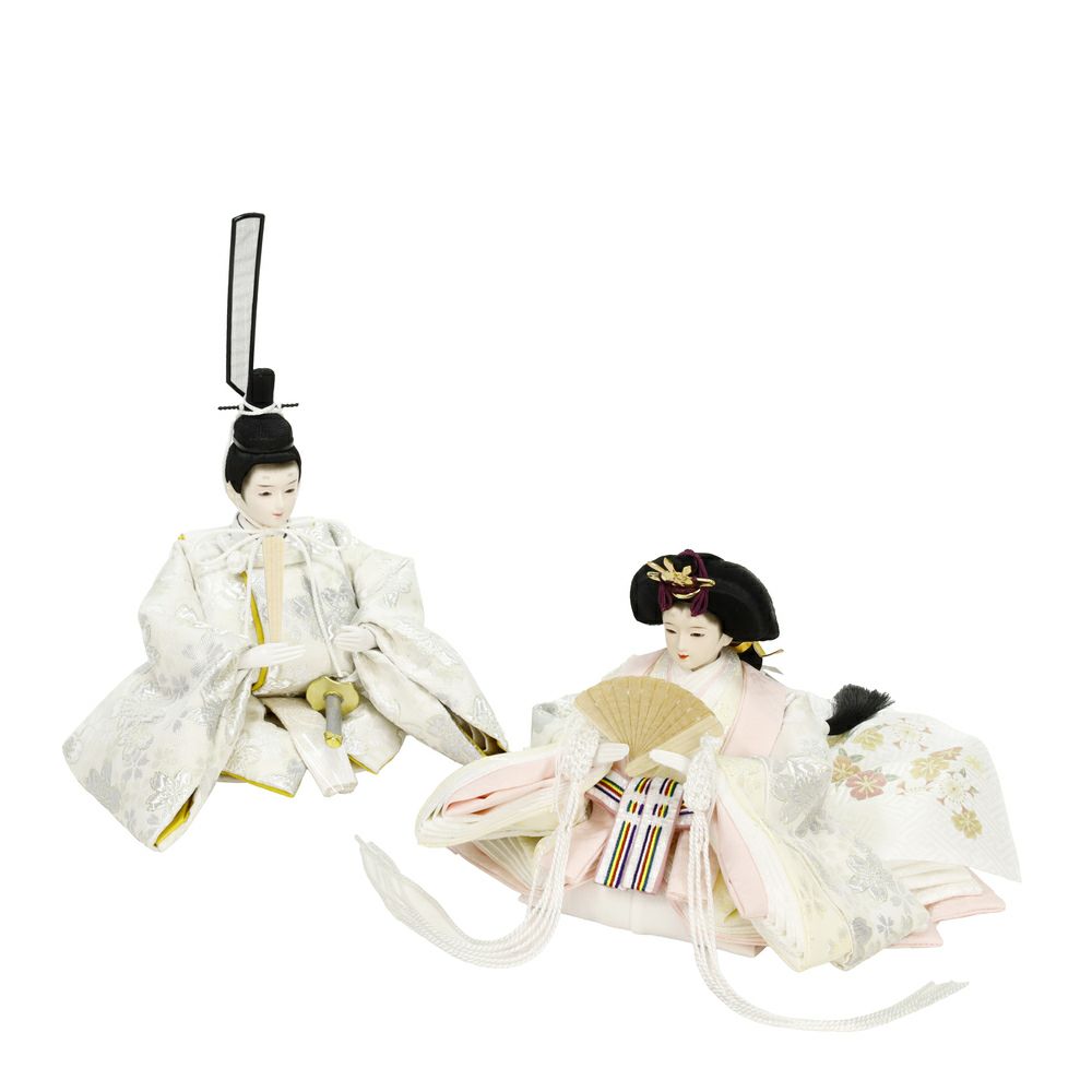 楽天市場】送料無料 雛匠東玉作 雛人形 衣装着親王飾り 木製平台飾り