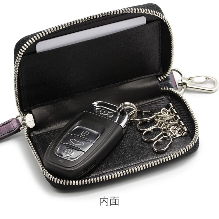 楽天市場】クロコダイル キーケース キーホルダー メンズ 日本製