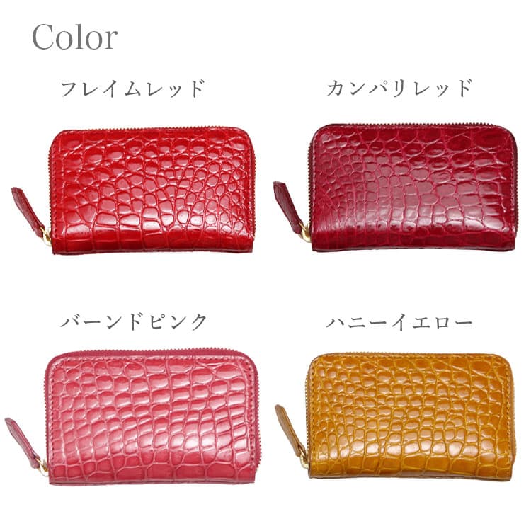 国産ポロサス スモールクロコダイル firebird ラウンドケース 国産