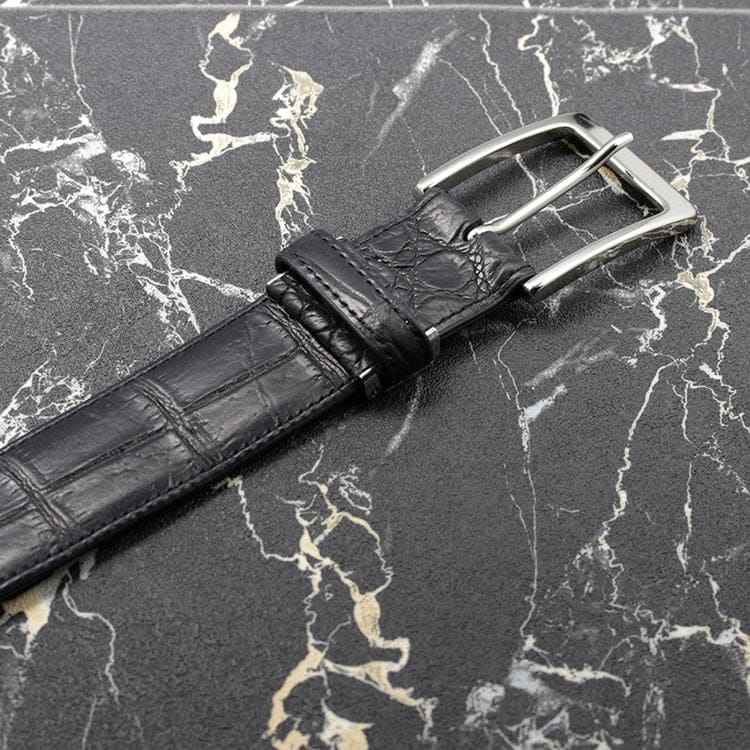 楽天市場】ベルト クロコダイル メンズ ブランド 日本製 35mm ピン 鰐