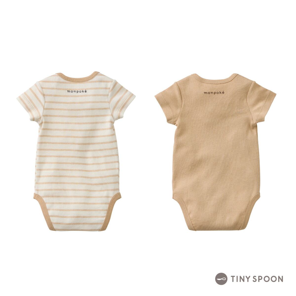 楽天市場】モンポケ 2枚セット 半袖 ロンパース カバーオール 綿100