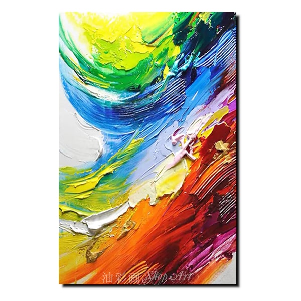 楽天市場】【絵画】【壁掛け】【油絵】【抽象画】【手書きの油彩画