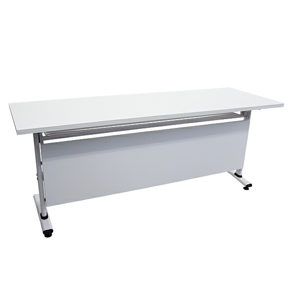 楽天市場】送料無料 スタッキングテーブル 跳ね上げ式 幕板付 約W180