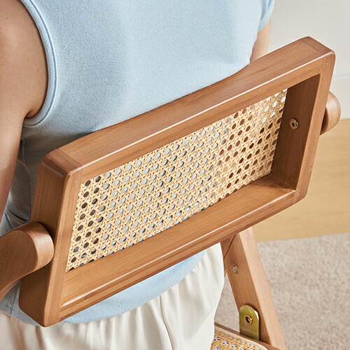 楽天市場】ダイニングチェア 折りたたみチェア ラタンチェア 折り畳み