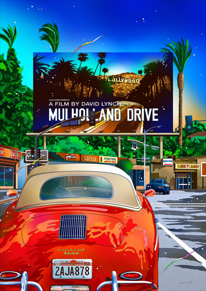 楽天市場】鈴木英人「マルホランドへの序章」 2014年 EMグラフ 額付