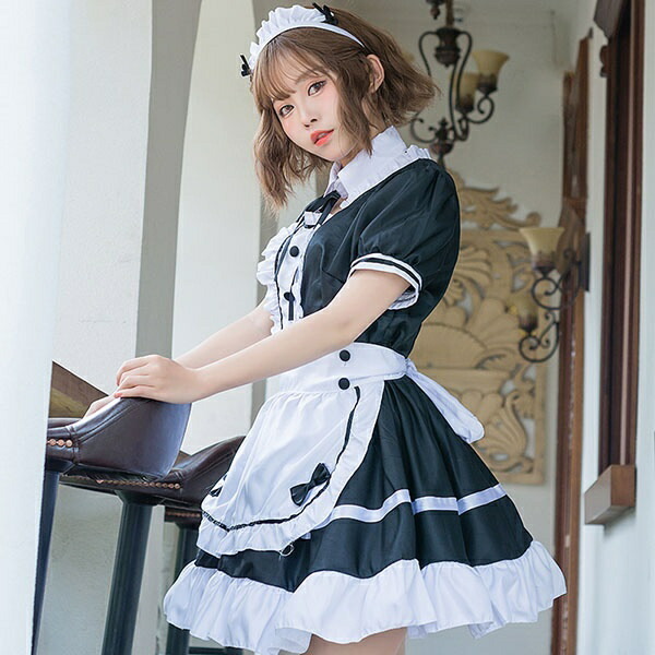 楽天市場】メイド服 コスプレ メイド ハロウィン コスプレ衣装 大人