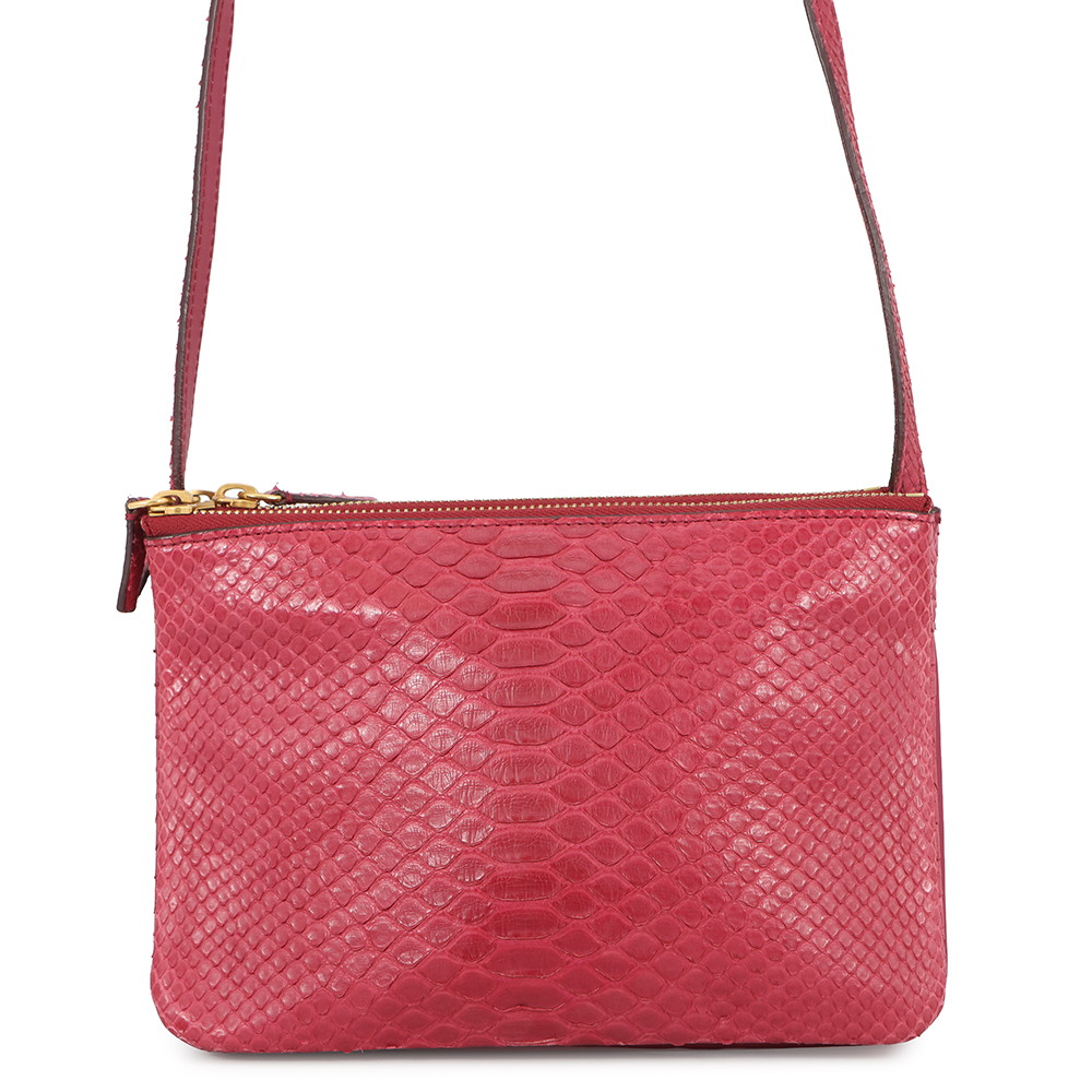 楽天市場】セリーヌ celine ピロースモール パイソン型押しの通販