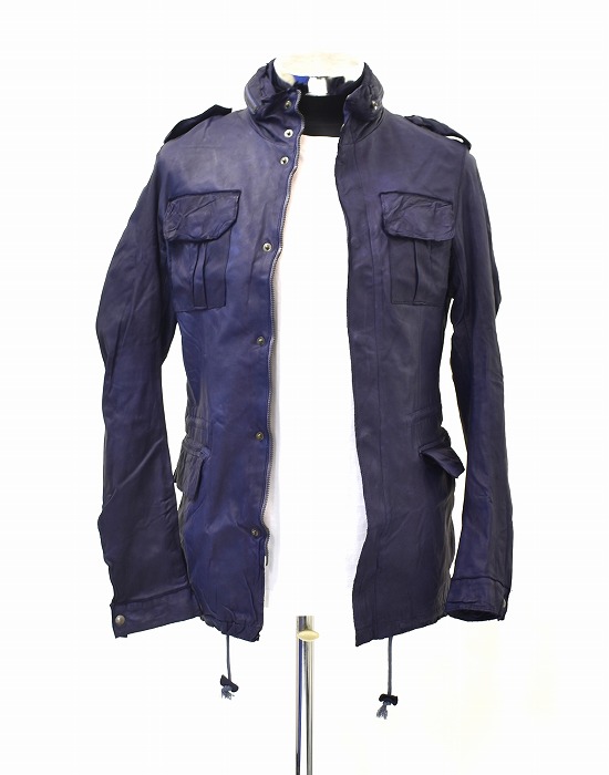 楽天市場】【新品】sisii （シシ）M-65 Leather Jacket ミリタリー