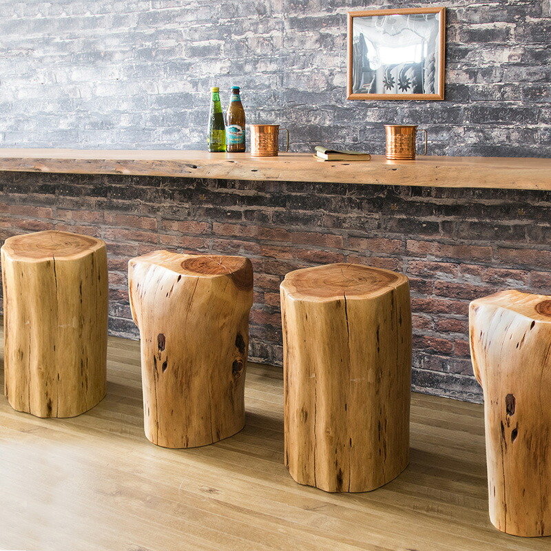 楽天市場】商品名| MSL340-NA 切り株スツール小椅子【2脚セット