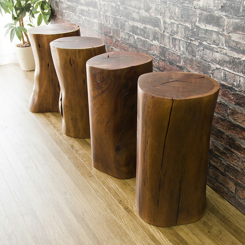 楽天市場】商品名| MSL340-NA 切り株スツール小椅子【2脚セット