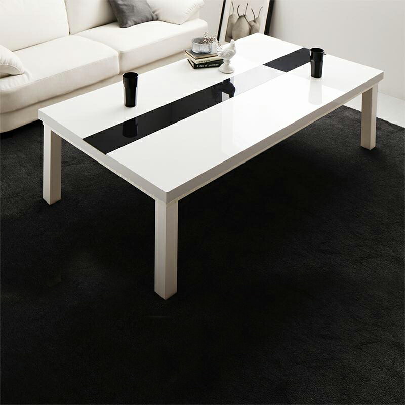 楽天市場】【こたつ】【幅120cm】ホワイト/白天板×白ガラス・長方形