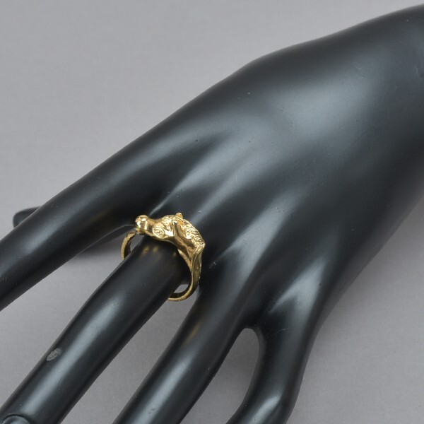 楽天市場】磨き済 HERMES エルメス シュバルホース リング 12号