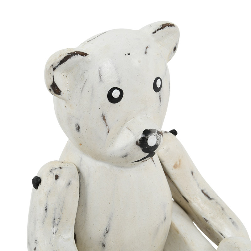 楽天市場】ウッドカービング ポーラーテディ トイ (S)【シロクマ