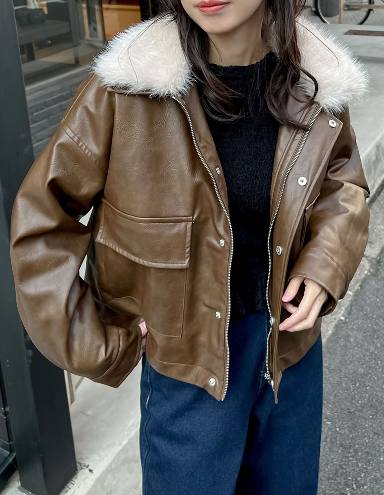 楽天市場】【SPECIAL FAIR】[裏ファー]2WAYヴィンテージライクファー付