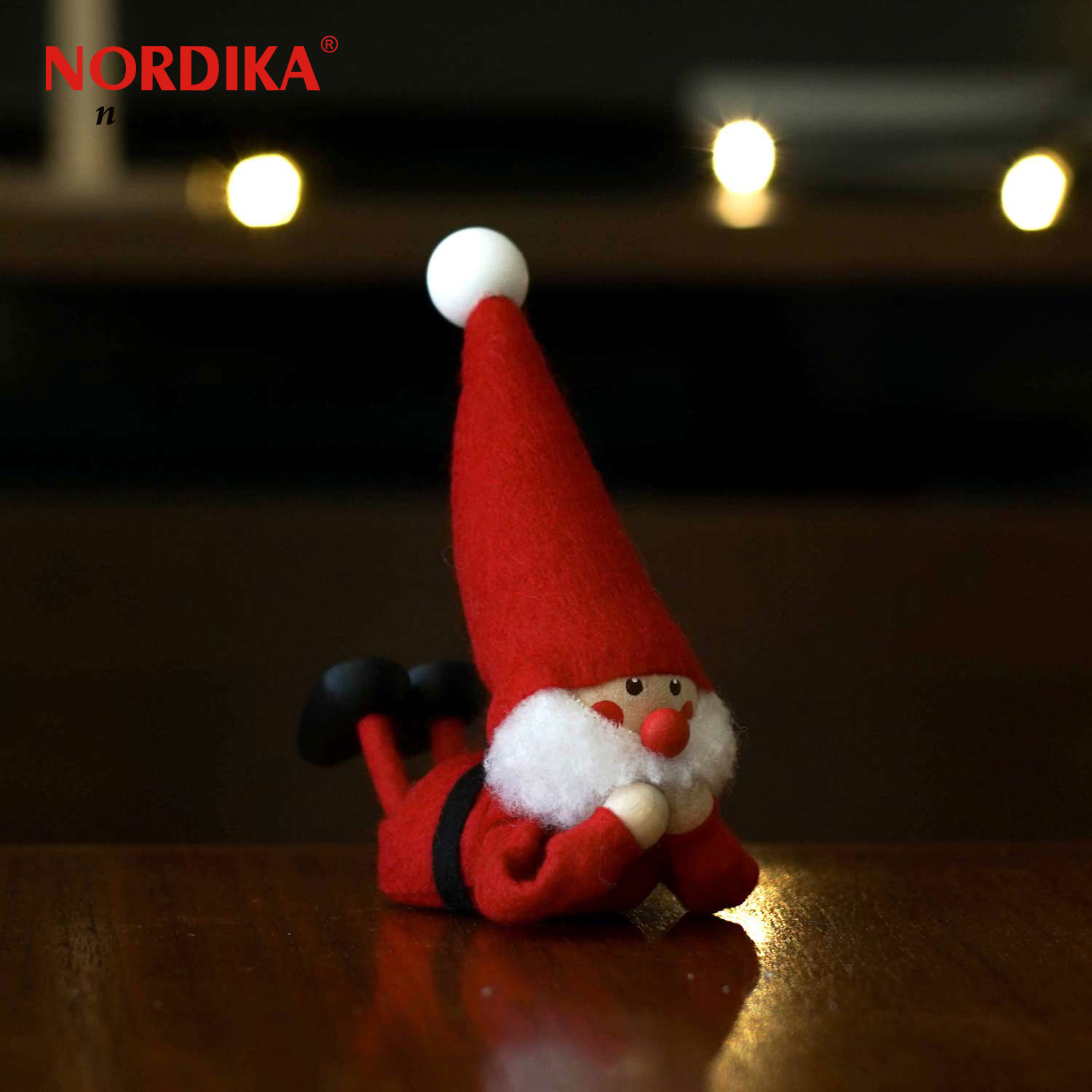 楽天市場】NORDIKA nisse ノルディカ ニッセ 寝転がるサンタ（赤