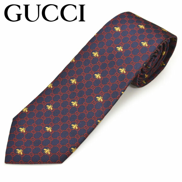 楽天市場】ネクタイ グッチ メンズ GUCCI GG＆ビー(ハチ)モチーフ柄
