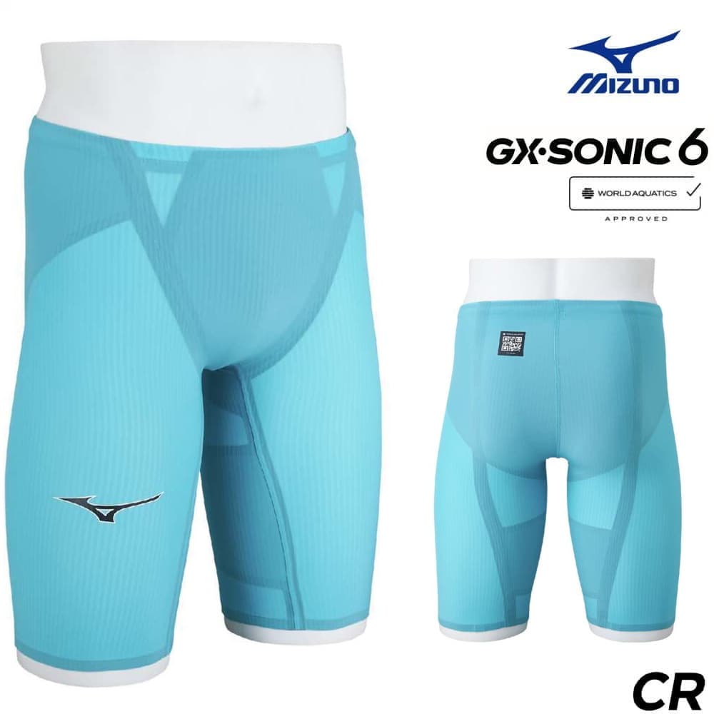 ⭐*読様 競泳水着ミズノGXSONIC6 CR Mサイズ XLサイズのみ】MIZUNO（ミズノ）競泳用水着 GX・SONIC 6 CR ハーフ