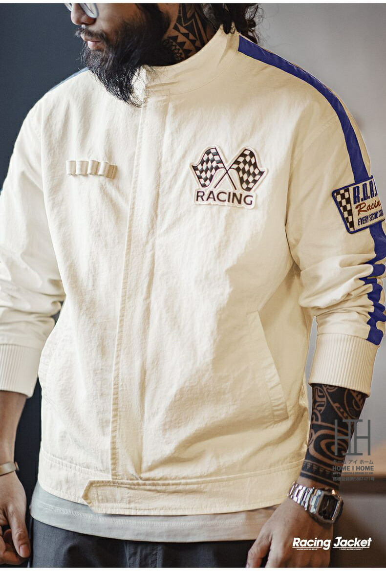 楽天市場】レーシングジャケット メンズ トラックジャケット ウインド
