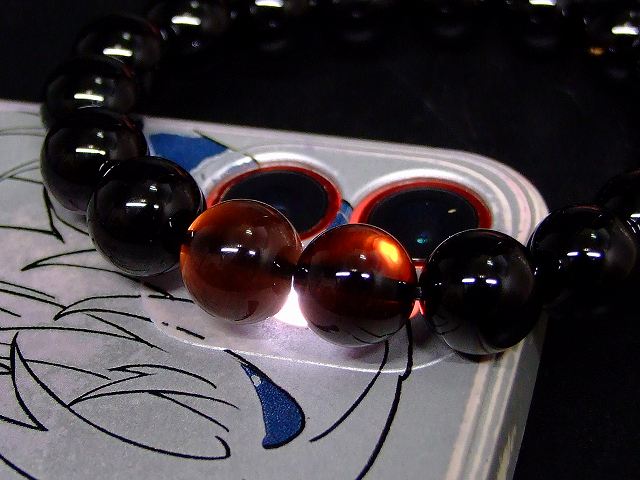 楽天市場】63504 鑑別書付き モリオン 黒水晶 12mm 5A ブレスレット