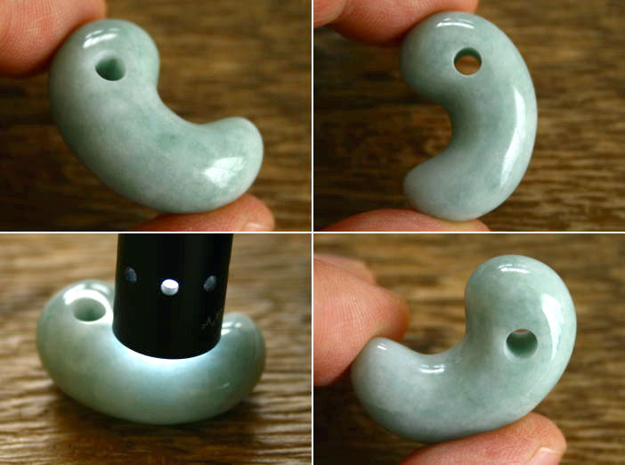 楽天市場】糸魚川翡翠勾玉 M02033SeaVer 作31mm*20mm*12mm : 糸魚川