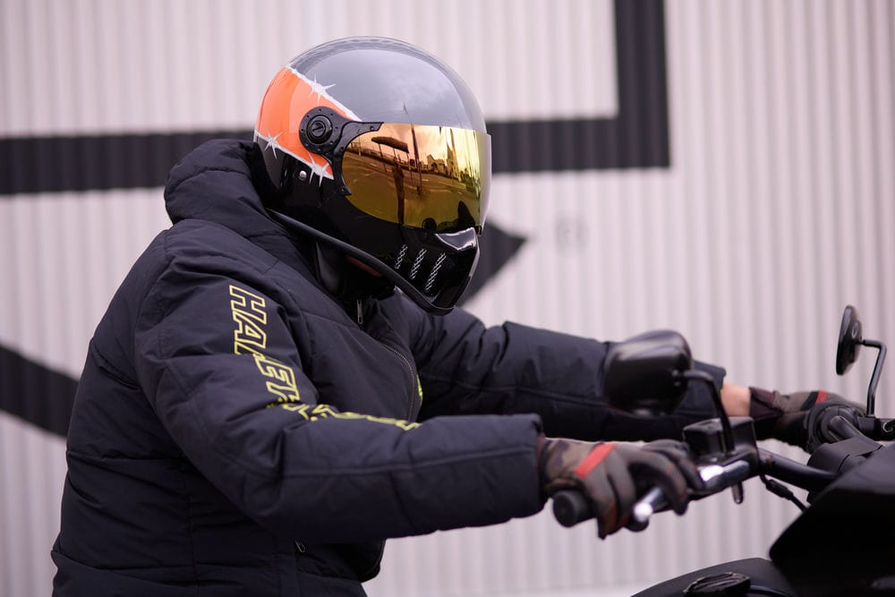 楽天市場】フルフェイスへルメット バイク VANSON コラボ オレンジ S